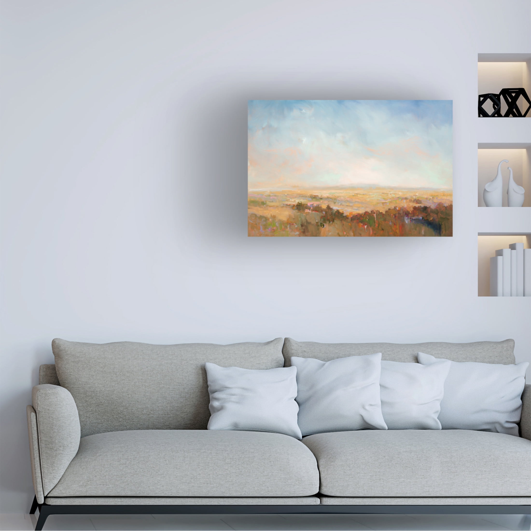 Canvas Wall Art - William McCarthy 'Slice of Water' Wall Art for Living Room, Bedroom, or Office Décor by Trademark Fine Art - 24 x 16 Inches