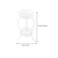 thumbnail image 4 of 1Pc Petite Maison Accessoire Mini Rack de Stockage Décor Miniature Rack Pot de Fleurs Modèle, 4 of 8