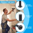 thumbnail image 3 of Uxcell Button Head Socket Cap Bolts Screws Grade Alloy Steel Hex Socket Cap Screws Hex Drive Full Machine Thread M5-0.8x32mm 50, 3 of 6