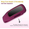 thumbnail image 5 of Paquete de 3 clips de repuesto para Fitbit Inspire 2, clip de silicona suave y cómodo, accesorio de soporte de protección 360 compatible con Fibit Inspire 2, 5 of 5