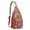 Red-16, variant on Bohemian Travel Sling Backpack - World-Inspired Tribal Prints, Multi-Functional Pack for Festivals