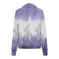 thumbnail image 4 of Sweats à Capuche Mode pour Femmes 2023, Sweatshirts Décontractés Sans Capuche, Manches Longues Imprimées, Demi-Zip, Col à Capuche, 50 % de Réduction, Costumes Halloween/noël, 4 of 4