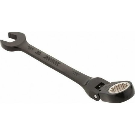 Proto Black Chrome Combo Locking Flex-Head Ratchet Wrench 12 mm-Spline JSCVM12F