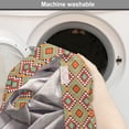 thumbnail image 6 of Ethnic Dog Crate Cover, Tribal Inspired Geometrical Motifs with Squares and Triangles in Colorful Tones, Easy to Use Pet Kennel Cover for Medium Large Dogs, 35" x 23" x 27", Multicolor, by Ambesonne, 6 of 6