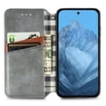thumbnail image 3 of for Google Pixel 9 Pro XL Wallet Case, Vintage PU Leather Flip Case with Card Holder Kickstand Hidden Magnet Folio Case Book Cover Compatible with Google Pixel 9 Pro XL - Gray, 3 of 5