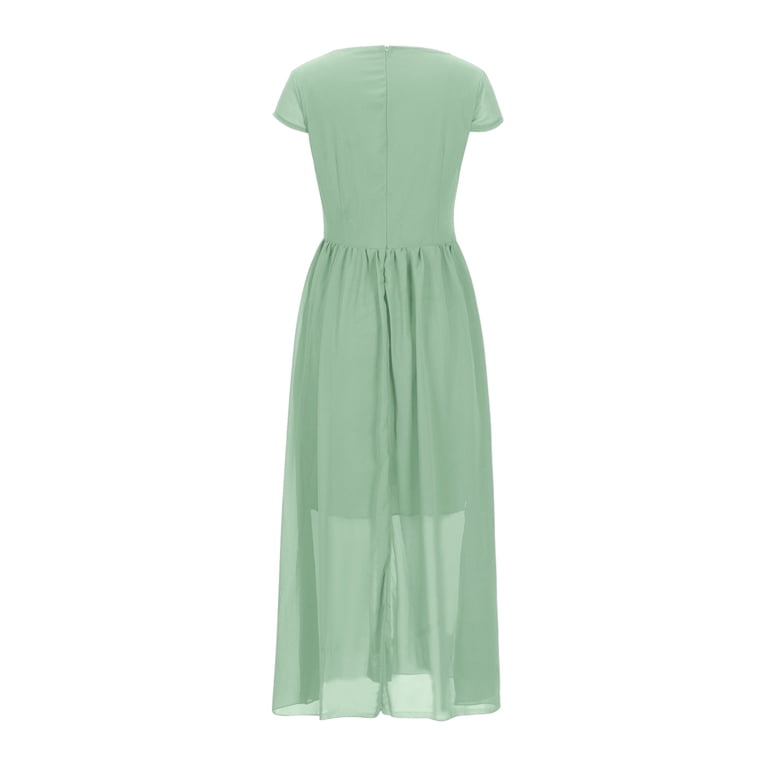 Fznquz Dresses for Women 2025 Summer Elegant High Waist Wrap Gown, Wedding Guest Sexy Prom Dress Green, Women's, Size: 2,4,6,8,10,12,14,16,18,20 Fznquz Dresses for Women 2025 Summer Elegant High Waist Wrap Gown, Wedding Guest Sexy Prom Dress Green, Women's, Size: 2,4,6,8,10,12,14,16,18,20