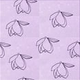 thumbnail image 1 of Ahgly Company Indoor Square Patterned Bright Lilac Purple Area Rugs, 8' Square, 1 of 6
