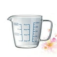 thumbnail image 4 of Vaso medidor de 250 ml de vidrio de borosilicato resistente al calor para cocina y restaurante., 4 of 5
