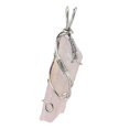 thumbnail image 4 of Colgantes de cristal natural Diseño irregular Collares Colgante Sin bricolaje Blanco Yuyangstore Colgantes de alambre sinuoso, 4 of 8
