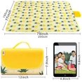 thumbnail image 2 of CHAO Mantas de picnic, manta de picnic plegable extragrande de 79'77', impermeable, resistente a la arena, manta de picnic portátil para acampar, viajar, hacer senderismo, familia, 79 pulgadas de larg, 2 of 5