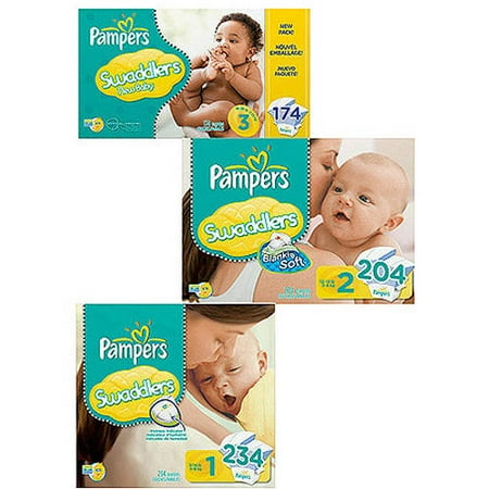 Pampers - Swaddlers Diapers XL Case (Choose Your Size)