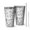 Doodle Sports Icons, variant on 16oz Tumblers Football and Cheer Goods Pattern Stainless Steel Vacuum Insulated Double Wall Travel Tumbler Cups Mug with Lid and Straw,Cleaning Brush for Coffee,Tea