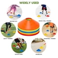 thumbnail image 2 of Conos de disco Conos de entrenamiento para fútbol, ​​equipos de práctica, conos deportivos resistentes con bolsa de almacenamiento para el baloncesto, 2 of 8