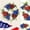 ZZ007_Red, variant on Summer Patriotic Independence Day Wreath, Red
