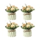 thumbnail image 1 of Planta artificial Inteprter 4 piezas cerámica ABS decorativa maceta falsa verde, 1 of 6