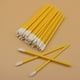 thumbnail image 1 of Nvzi 150 aplicadores de pinceles desechables para labios, aplicadores de lápiz labial negro, pinceles desechables para uñas, varitas de brillo de lápiz labial (amarillo), 1 of 3