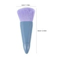 thumbnail image 2 of HAMPPLIES 1Set Travel Makeup Brush Set with Built in Mirror and Soft Bristles Compact Design, 2 of 6