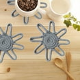 thumbnail image 6 of Usloyux Under $5 7 Inch Trivets for Hot Dishes, 6PCS Sunflower Trivet Set for Hot Pots and Pans,Heat Resistant Pot Holders for Kitchen Decor and Accessories,Hot Cups Use Cotton Rope Placemat, 6 of 6