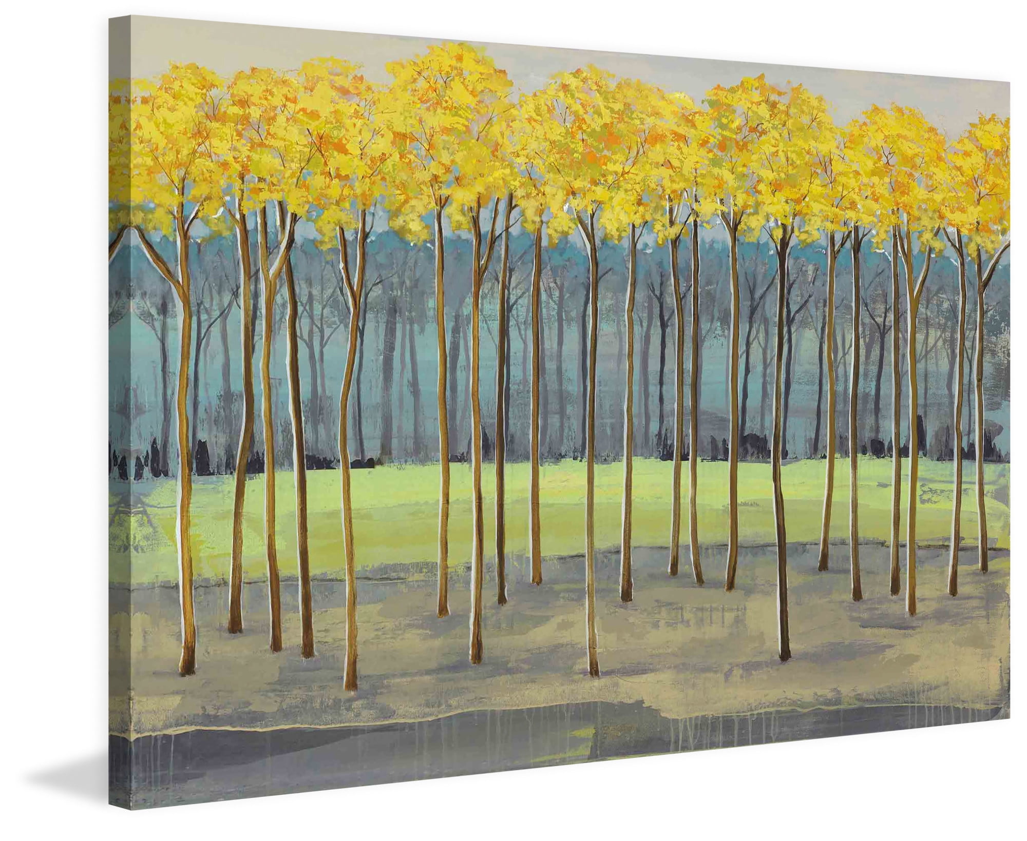 Marmont Hill "Fresh Foliage I" Painting Print on Wrapped Canvas