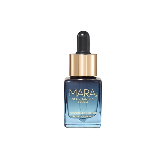 MARA - Natural Chlorella + Reishi Sea Vitamin C Serum | Plant-Based Skin Care | Firm + Illuminate The Look Of Skin With Moringa + Squalane (0.5 oz | 15 ml)