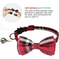 thumbnail image 3 of 2 Pack/Set Cat Collar Breakaway with Cute Bow Tie and Bell for Kitty and Some Puppies, Adjustable from 7.8-11 Inch, 3 of 6