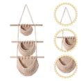 thumbnail image 6 of Homemaxs Macrame 3 Tier Hanging Basket, Decorative, Set of 3, 6 of 6
