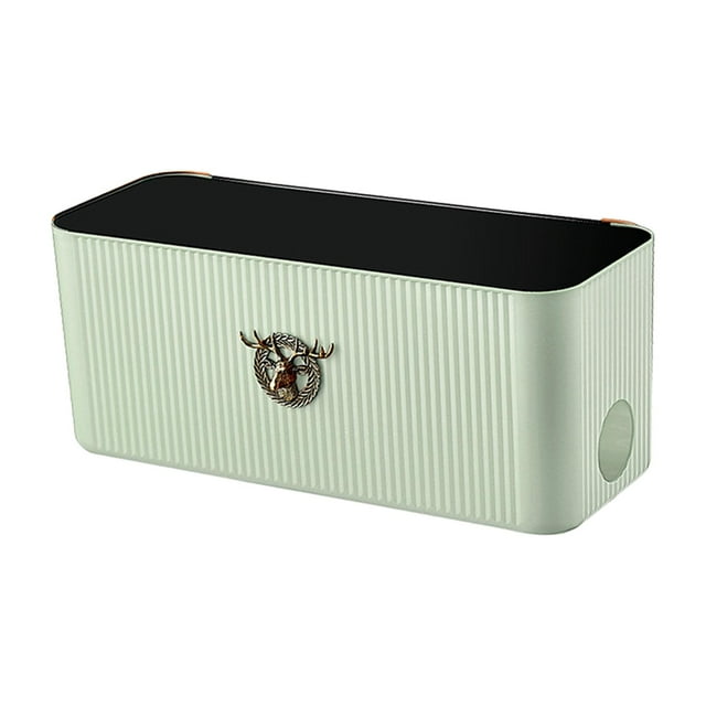 Caja de de cables reutilizable Protector contra sobretensiones de almacenamiento organizador de cables para Soledad Caja de almacenamiento de cables