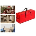 thumbnail image 5 of WHEANG Christmas Tree Storage Bag Up To 7.5 Ft Holiday Xmas Disassembled Trees With Reinforced Handles & Zipper Material From Dust (Red), 5 of 5