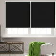 thumbnail image 6 of LUCKUP Blackout Cordless Roller Shades for Windows, Room Darkening Free-Stop Pull Down Rolling Blinds, Waterproof Thermal Insulated Window Shades for Home & Office,Black-40", 6 of 6
