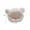 White, variant on Elainilye Fashion Pet Cats Dog Hat Cute Plush Hat Pet Headband Decorative Cap for Small Medium Cats and Dogs,Brown