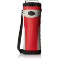 Zippered Beverage Cooler with Shoulder Strap, and Clip