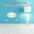 thumbnail image 2 of 2 en 1 Smart Plug Socket Wireless Dual Power Socket yeacher Enchufe inteligente, 2 of 7
