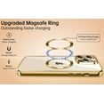 thumbnail image 3 of Magnetic MagSafe Compatible iPhone 12 Pro Max Case (Silver) Flexible TPU Colored Bumper Clear Back Shock Proof and Scratch Resistant Protection Cover, 3 of 5