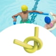 thumbnail image 1 of Flotador de fideos de piscina, decoración para fiestas, práctica de natación, herramienta hueca, fideos de agua, núcleo sólido, varilla de espuma de Amarillo, 1 of 8