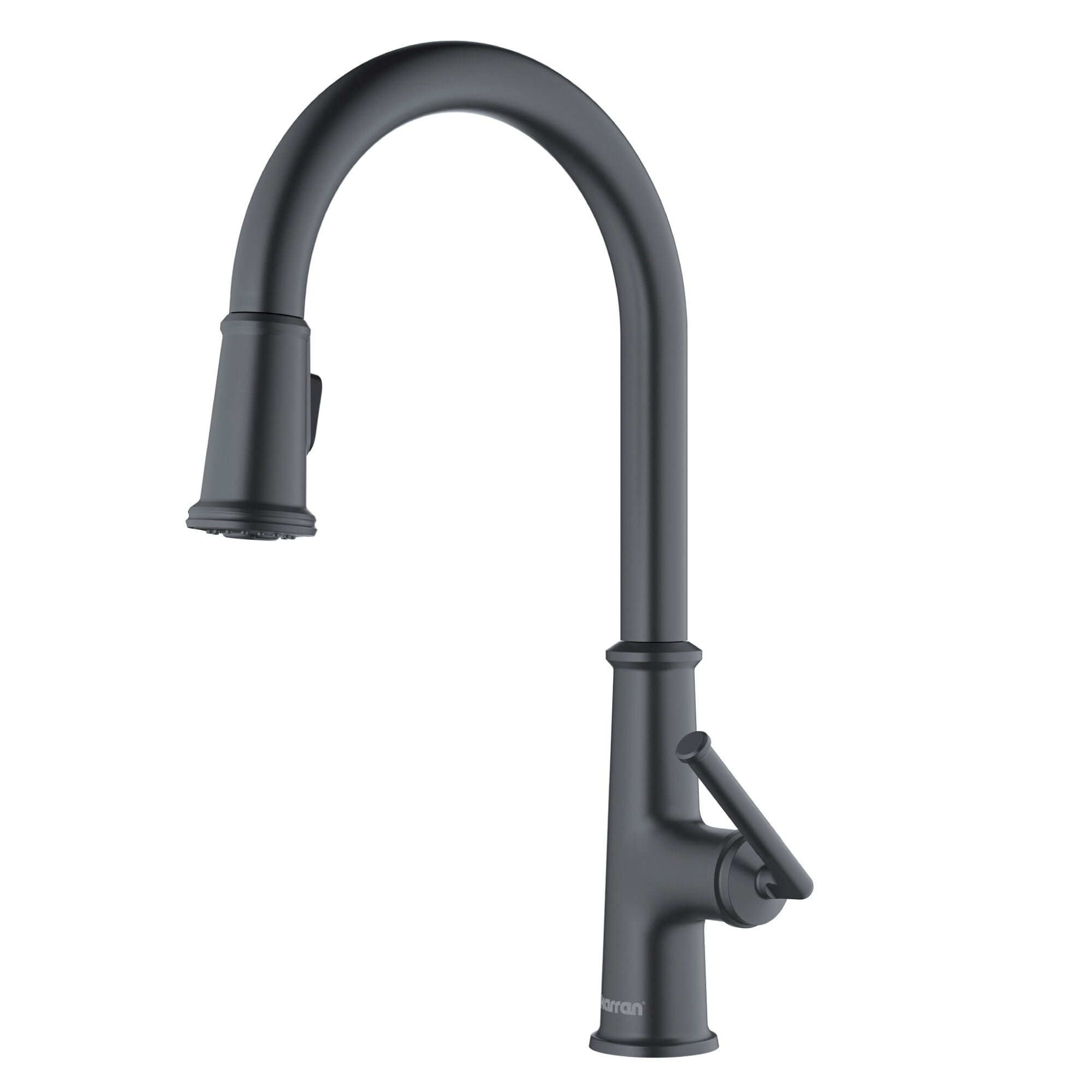 Karran Usa KKF330MB Elwood 1.8 GPM Single Hole Pull Down Kitchen Faucet - Black