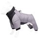 thumbnail image 1 of Nvzi Abrigos para perros pequeños, chaqueta de invierno cálida para perros, chaqueta acolchada cortavientos para cachorros, gris, 3XL, 1 of 3