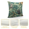 thumbnail image 4 of COMIO Square Cushion Case Decorative Throw Pillow Covers, Vintage Banana Tree Monkey Soft Pillow Sham Protector for Living Room Couch Sofa Home Decor, 4 of 5