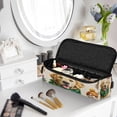 thumbnail image 6 of Hair Tools Travel Bag Heat-Resistant Curling Iron Organizer Bag with Detachable Heatproof Mat Travel Storage Case Watercolor Animals Pattern, 6 of 8