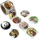 thumbnail image 1 of Pegatinas de animales del zoológico realistas Laklulu, animales de safari, jungla, 200 piezas por rollo para niños, 1 of 5