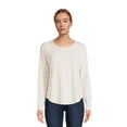 thumbnail image 2 of Time and Tru Women's Long Sleeve Hacci Top (2 Pack), 2 of 5