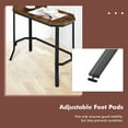 thumbnail image 6 of Costway Narrow End Side Sofa Table Stable Steel Frame for Living Room Bedroom Brown, 6 of 8