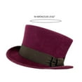thumbnail image 3 of Fedora Top Hat Black Short Brim Dress Up Flat Top Hat Surprise Gift for Boyfriend Father Uncle Casual Cap, 3 of 8