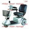 CTM - HS-730 - Full Size Heavy Duty Road Class Scooter - 3-Wheel - Silver