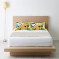 thumbnail image 6 of Yayeee Pillowcase Standard Size Set of 2 Satin Wrinkle Resistant Pillow Case, Yellow Glasses, 6 of 7