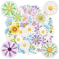 thumbnail image 6 of 35pcs-70pcs Floral Stickers Daisy Stationery Stickers Colorful Nature Kids Stickers for Suitcase Laptop Notebooks, 6 of 9