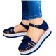 thumbnail image 3 of Zapatos con clip de verano para mujer Sandalias de cuña con botones cómodas Sandalias de playa informales Wmkox8yii shjk775, 3 of 6