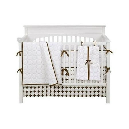 Bacati Quilted Circles 3 Piece Crib Bedding Set