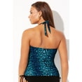 thumbnail image 2 of Swimsuits for All Women's Plunge Tankini Top, 2 of 5