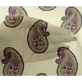 thumbnail image 4 of oneOone Viscose Chiffon Fabric Paisley Block Print Fabric BTY 42 Inch Wide, 4 of 4