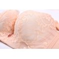 thumbnail image 4 of Sujetador CAHL&FAUO con encaje floral Push Up, talla grande, color nude 34C, 4 of 7